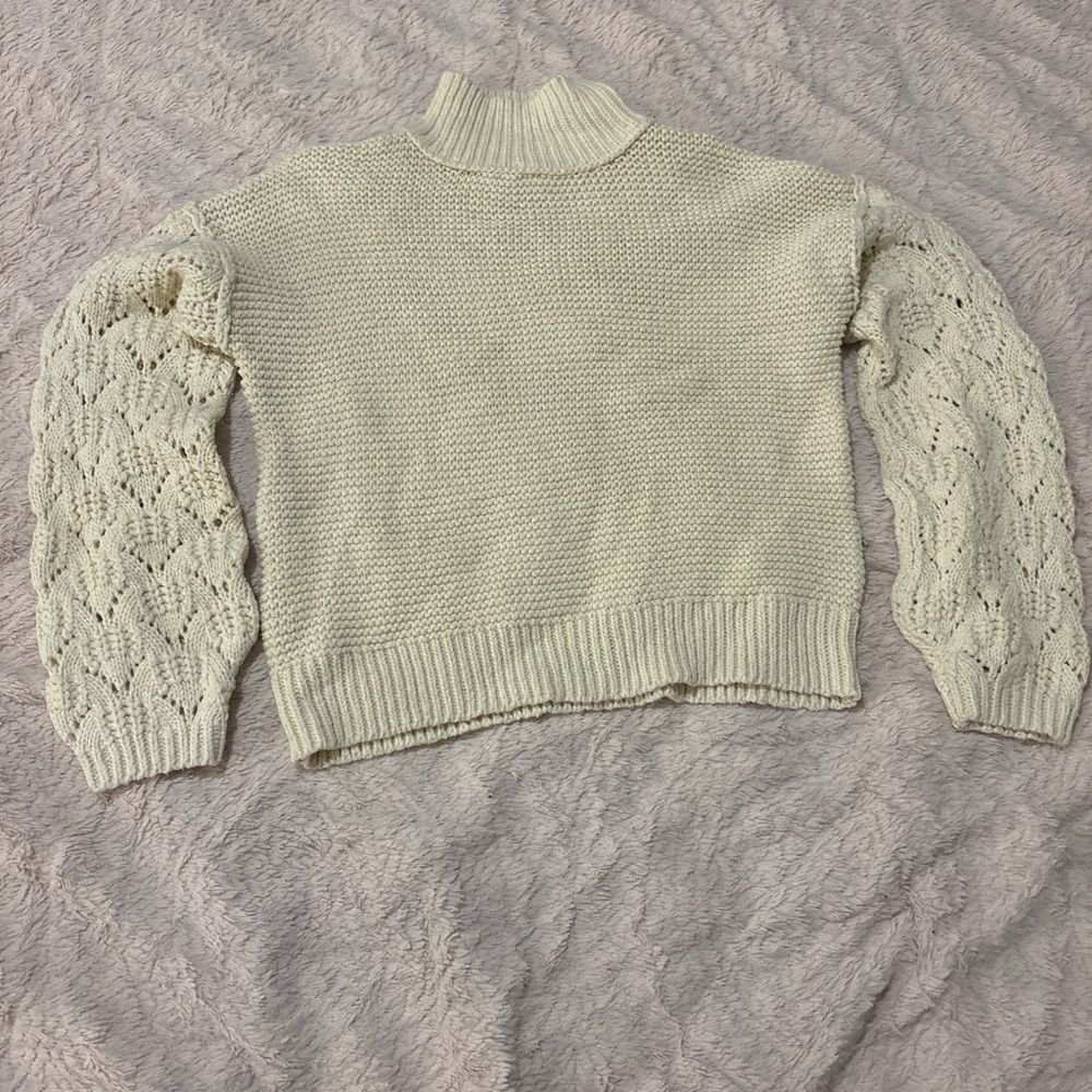 Universal Thread Cream Cowl Neck Sweater